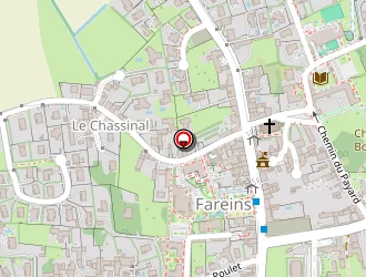 Carte de La Poste à Fareins