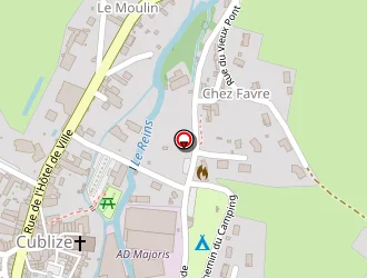 Carte de Camping Municipal à Cublize