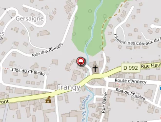 Carte de Copabat Construction à Frangy