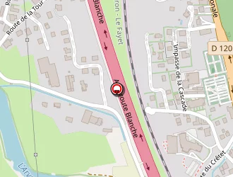 Carte de Pavillet à Magland