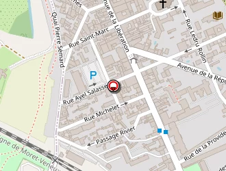 Carte de Café De La Poste à Coteau (le)