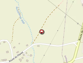 Carte de Serec à Frangy