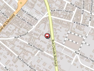 Carte de Berthollet Robert à Roanne