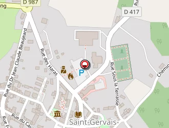 Carte de La Poste à Saint-gervais-d'auvergne