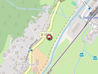 Carte de Les Capucins à Vallorcine