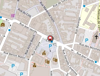 Carte de Morel David à Roanne