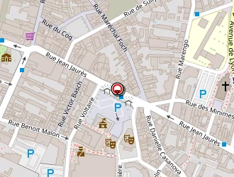 Carte de A B C Taxi à Roanne