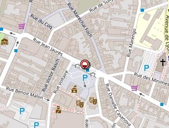 Carte de M'bra Bertine à Roanne