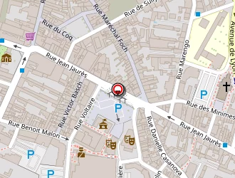 Carte de Alain Afflelou à Roanne