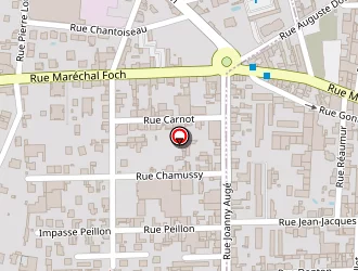 Carte de Cnet à Roanne