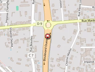 Carte de Le Beaulieu à Riorges