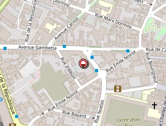 Carte de Sym à Roanne