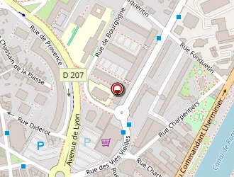 Carte de Sanilabel à Roanne