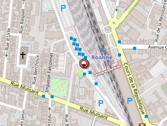 Carte de Manpower à Roanne