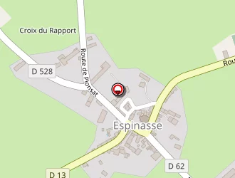 Carte de Agence Postale à Espinasse