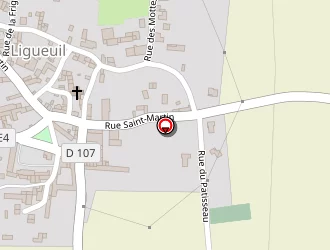 Carte de Costa Clara Luis à Courant