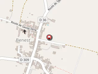 Carte de La Charrette à Benest