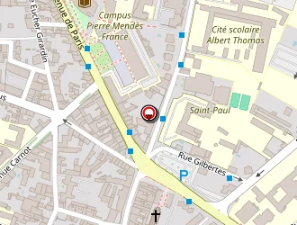 Carte de Carrefour Market à Roanne