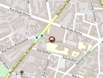 Carte de Ove-itep Marx Dormoy à Roanne