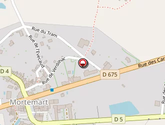 Carte de Sentiers De Randonnee à Mortemart