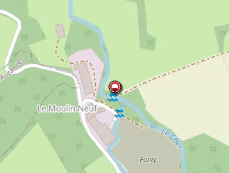 Carte de Fonty à Rougnat