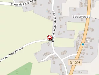 Carte de Chalard Frédéric à Saint-sylvestre-pragoulin