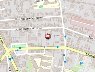 Carte de Le Campus à Roanne