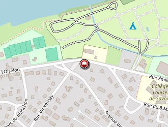 Carte de Espace Vert Bernard à Pont-d'ain