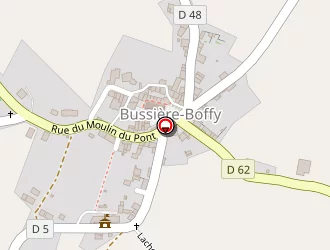 Carte de Agence Postale à Bussière-boffy