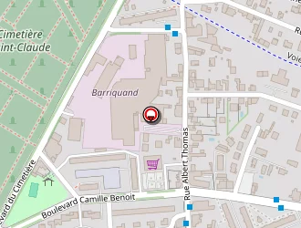 Carte de Bjp Eectricité à Roanne