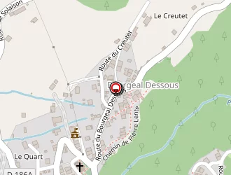 Carte de Ecole à Brizon