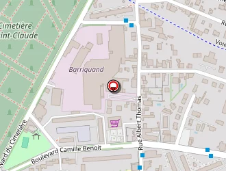 Carte de Cimetière Saint Claude à Roanne