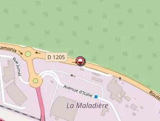 Carte de Station Bp  Machenaud à Cluses