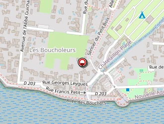 Carte de Le Poseidon à Châtelaillon-plage