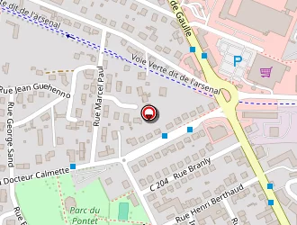 Carte de Eurovia Dala à Riorges