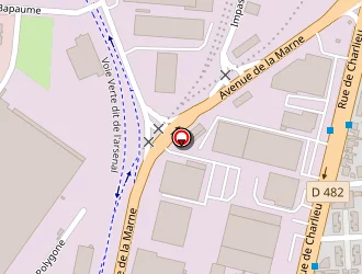 Carte de Garage Lambert à Roanne