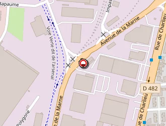 Carte de Cge Distribution (cged) à Roanne