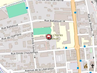 Carte de Adrea Mutuelle à Cluses