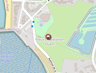 Carte de Centre Aquatique à Châtelaillon-plage