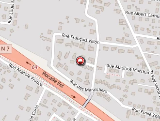 Carte de Novotex à Mably