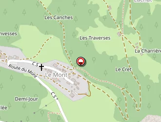 Carte de Mogenier à Sixt-fer-à-cheval