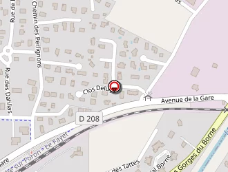 Carte de Grandjacques Tp à Saint-pierre-en-faucigny