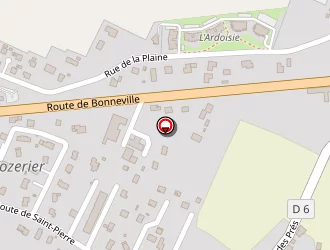 Carte de De Courtois Mathias à Amancy