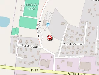 Carte de Skate Park à Vougy