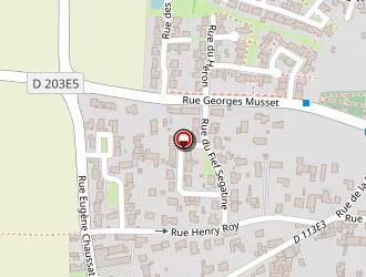 Carte de Laverie Faivre à Thairé