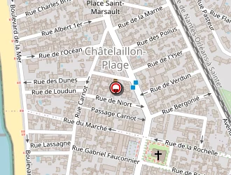 Carte de Châtel Vélo à Châtelaillon-plage