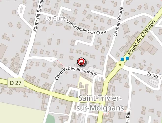 Carte de Capricia à Saint-trivier-sur-moignans