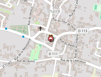 Carte de Basse Rue à Thairé