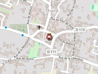 Carte de Cassou De Saint Mathurin Pascal à Thairé