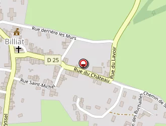 Carte de V.e.r.d à Billiat